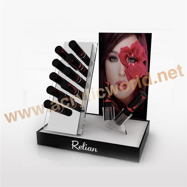 eco-friendly acrylic cosmetic retail display stands